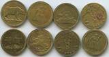 Deutsches Reich Nürnberg Spielgeld Lot 8 Stück Rechenpfennige Spielmarken nd. 1925 M#6443 - Diverse Motive, Kuh, Katze, Kriegsschiff, Ballon, Bär usw... VF-EF