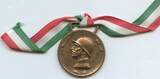 Italien Königreich Italy World War I. Erinnerungsmedaille 1915-1918 (1920) GY262 - Italienisch-österreichischen Krieg - Vittorio Emanuele III. 1900-1946 aEF mit Band