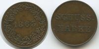 T231 - Wertmarke Schussmarke 1863 K&K Österreich SEHR RAR -