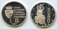 1 Diners G0460 - Andorra KM#127 Römische Verträge Europa EURO Silber Proof -