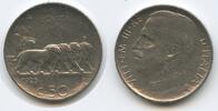 50 Centesimi G0926 Italy KM#61.2 VEM3.1050 Vittorio Emanuele III. Italien -