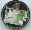 100 Euro GY1093 Große Medaille Schein 2002 Banknoten-Prägung Europa auf Stier -