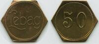 50 Rappen T289 - Schweiz Wertmarke LEBAG ALT RAR -