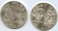 Silbermedaille GY745 - Heinrich Federer 1866-1966 Schweiz Suisse Silber -