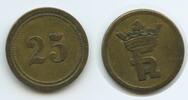 25 Pfennig M224 - Wertmarke FR Krone nicht näher bestimmt Jeton -