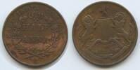 Britisch Indien Ostindische Kompanie Half Anna G9494 - British East India Company William IV. 1830-1837 -