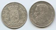 Belgien 5 Francs Silber M#8106 - Des Belges Leopold II. 1865-1909 Belgium -