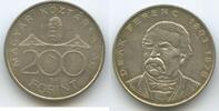 200 Forint H0831 - Ungarn KM#707 Silber Deák Ferenc Hungary Magyar -