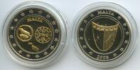 Medaille GY1141 - Malta zur Euroeinführung Bimetall -