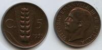 5 Centesimi G3573 - Italy KM#59 XF Vittorio Emanuele III. Italien -