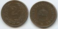 2 Filler G5562 - Hungary Kremnitz KM#481 Franz Joseph I.1848-1916 -