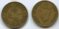 10 Cents G6586 - Hong Kong KM#25 George VI. British Colony -