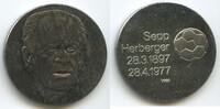 Silbermedaille GX1348 -  Sepp Herberger 1897-1977 Fußballspieler tolle Patina