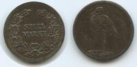 Rechenpfennig G7149 - Spielmarke Storch Spielmünze Jeton -