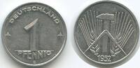 1 Pfennig G7323 - German-democratic Republic KM#5 XF DDR -