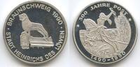 Deutschland Medaille G13363 - Braunschweig Stadt Heinrichs des Löwen - 500 Jahre Post 1490-1990 -