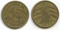 Deutsches Reich Weimar 50 Rentenpfennig G4643 - Germany Weimar Republic RAR -