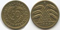 Deutsches Reich Weimar 50 Rentenpfennig G4644 - Germany Weimar Republic RAR -
