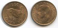 Großbritannien 1 Farthing G2258 - Zaunkönig Eurasian wren King Georg VI. 1936-1952 Great Britain -