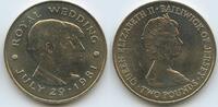 Jersey Two Pounds GS1429 - Wedding Prince Charles & Lady Diana Spencer - Queen Elizabeth II. -
