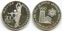 Ungarn Magyar Népköztársaság 200 Forint Silber GS243 - XIII. Winter Olympics - Lake Placid Hungary Olympiade -