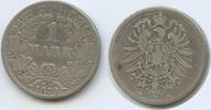 Deutsches Reich Kaiserreich 1 Mark G10273 - Germany Empire Wilhelm I. -
