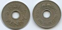 Fidschi One Penny G7509 - Fiji Queen Elizabeth II. -