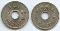 Fidschi One Penny G7514 - Fiji Queen Elizabeth II. -