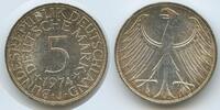 Deutschland Bundesrepublik 5 Mark Silber S0414 - Germany Eagle BRD -