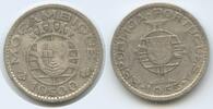 Mosambik 10 Escudos Silber G15505 - Mozambique Portuguese Colony -