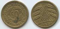 Deutsches Reich Weimar 50 Rentenpfennig G4654 - Germany -