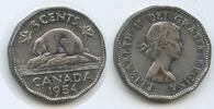 Kanada 5 Cents G6558 - Chrome Biber Elisabeth II. Canada -