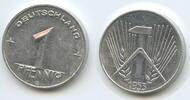 Deutsche Demokratische Republik 1 Pfennig G10333 - RAR DDR German Democratic Republic Germany -