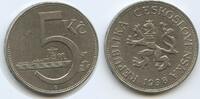 Tschechoslowakei 5 Korun G0588 - Czechoslovakia Czech lion -