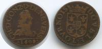 Frankreich Nevers & Rethel Double Tournois (2 Deniers) M#6115 - Principality of Arches-Charleville Charles I. Gonzaga, 1601-1637 -