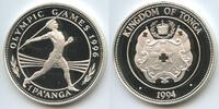 Tonga One Pa´anga G0331 - Olympiade 1996 Atlanta Taufa'anhau Tupou IV. Proof -