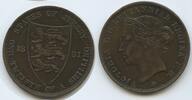 Jersey 1/12 Shilling G7500 - Queen Victoria 1837-1901 Bailiwick of Jersey -