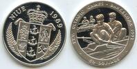 Niue 50 Dollars G16215 - Olympic Games Barcelona 1992 Rowing Steffi Graf Elizabeth II. -