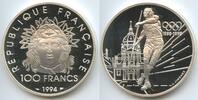 Frankreich France 100 Francs Silber G16225 - Olympic-Games 1896-1996, 100 Jahre Olympische Spiele der Neuzeit -