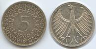Deutschland Bundesrepublik 5 Deutsche Mark S0254 - Silberadler Germany Eagle BRD -