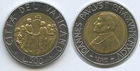 Vatikan Italien-Kirchenstaat 500 Lire G1647 - Papst Johannes Paul II. 1978-2005 - People meeting, Golgotha -