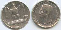 Italien Königreich 5 Lire M#6072 - Vittorio Emanuele III. 1900-1946 Italy -