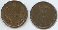 Dänemark 2 Öre (2 Øre) K16 - Christian IX. 1863-1906 Denmark overdate variety -