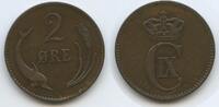 Dänemark 2 Öre (2 Øre) G2357 - Christian IX. 1863-1906 Denmark -