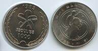 Südkorea 1000 Won G7223 - Trommler Olympic Games 1988 in Seoul Korean Drummer -