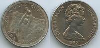 Insel Man - Isle of Man 1 Crown GS1108 - Fussball WM Spanien XII. World Cup Spain - World Cup Trophy -
