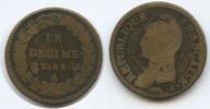 Frankreich Paris Un Décime Dupré M#6453 - Monnaie de Paris France -