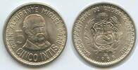 Peru Lima 5 Intis G15417 - Grand Admiral Miguel Grau -