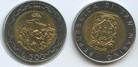 San Marino 500 Lire G1571 - Fortifications -