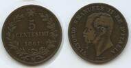 Italien 5 Centesimi G1979 - Milano Vittorio Emanuele II. 1861-1878 Italy -